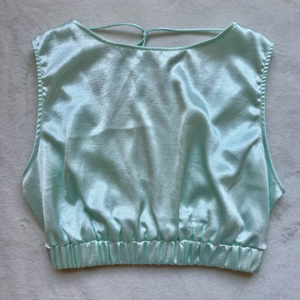 Light Blue Shimmery Top